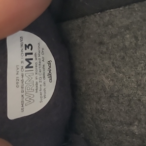 Allbirds Wool Runner Mizzles Gray Color Running Shoes Size 13 Men's - Picture 9 of 9